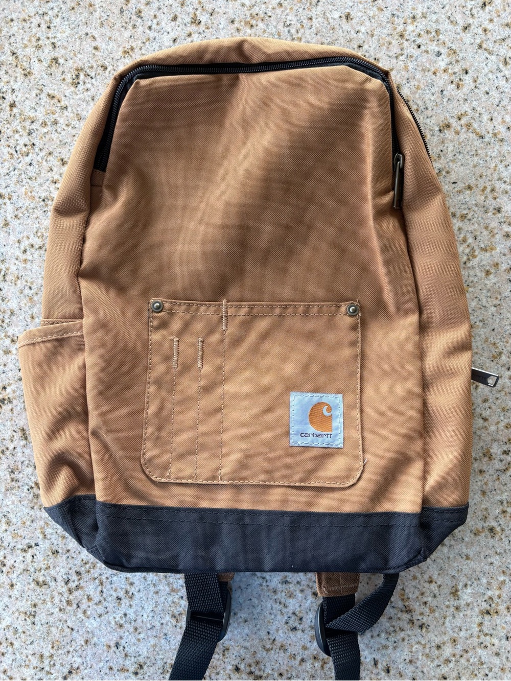 Carhartt Tan and Black Rugged Canvas Utility Backpack